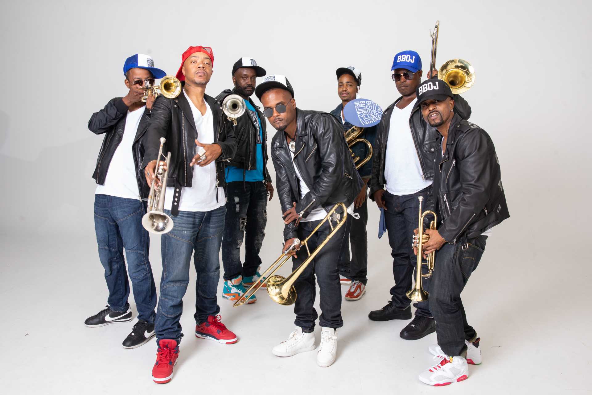 Band studio portrait
